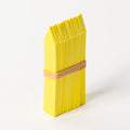 Steeketiket 7,9 cm x 1,3 cm x100 geel