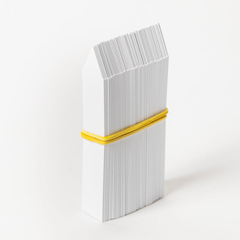Steeketiket 7,9 cm x 1,3 cm x100