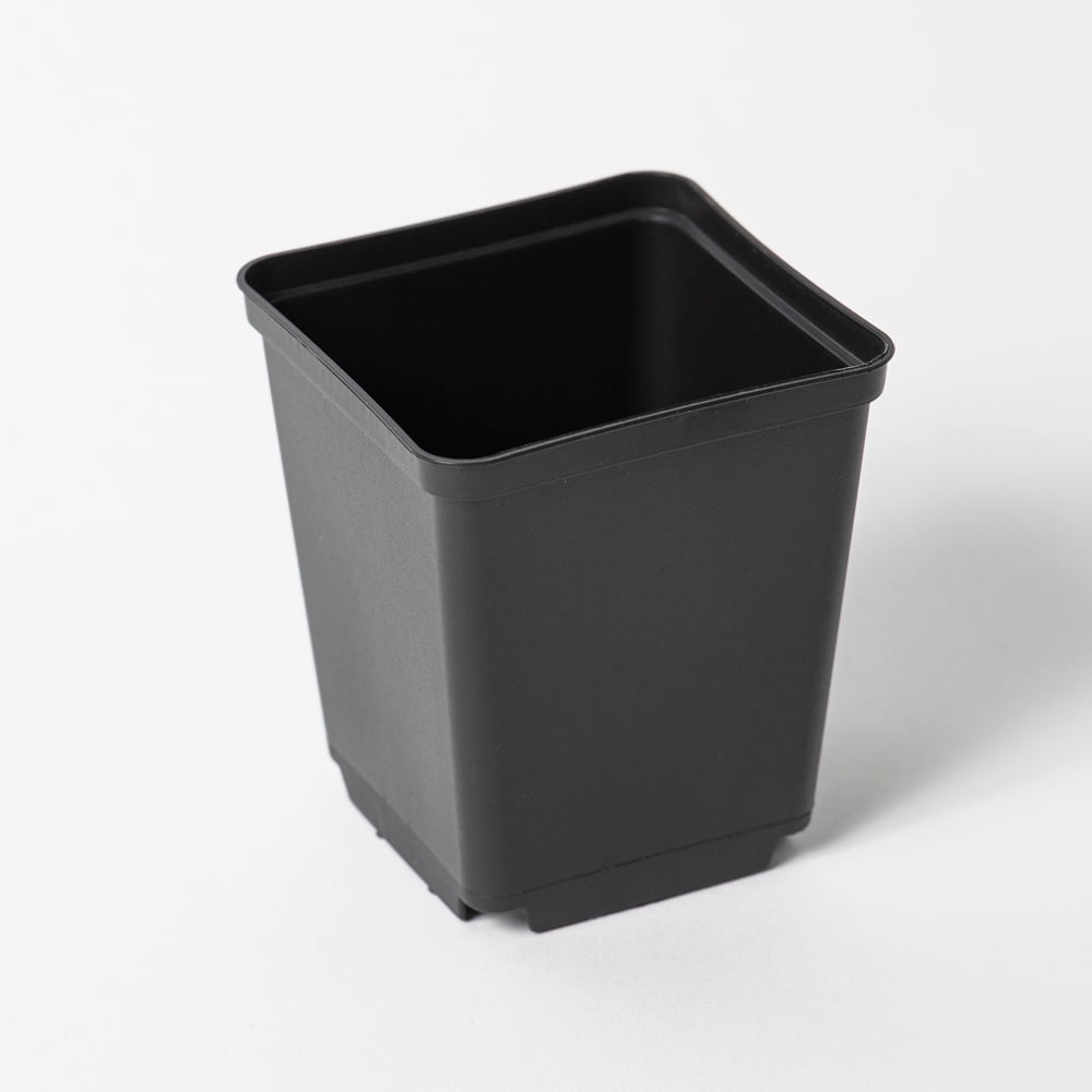 Square grow pot 7 cm / 0.27l black